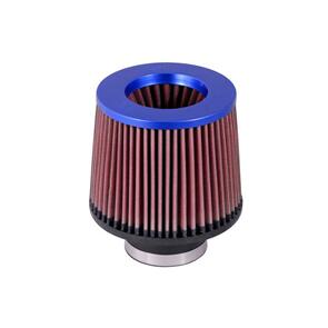 K&N FILTER UNI REVCONE F76MM X DT152/133MM X H127MM BLU NLA