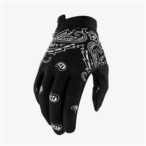 100% 2 ITRACK GLOVES BANDANA 