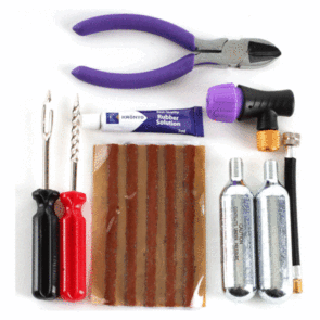KRONYO PUNCTURE REP KIT COMPLETE (SEALS,CO2,TOOLS,GLUE,BAG)