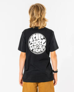 RIP CURL WETSUIT ICON TEE BOY BLACK