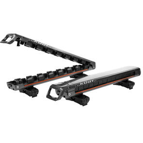 KUAT GRIP SKI RACK - 4 SKI GREY METALLIC & ORANGE ANODIZE