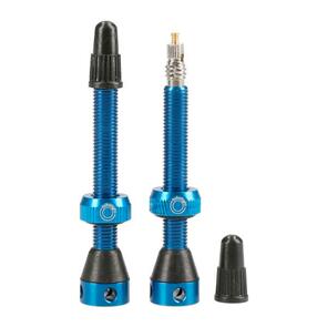 TUBOLIGHT TUBOLIGHT TUBELESS VALVE PAIR 50MM  BLUE