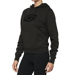 100% AVALANCHE PULLOVER HOODED FLEECE LIGHT BLACK 