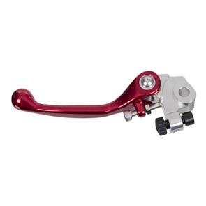 WHITES FLEXIBLE FORGED CLUTCH LEVER RED GASGAS