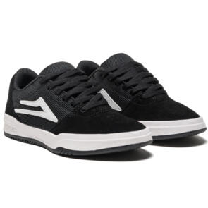 LAKAI BRIGHTON KIDS BLACK/WHITE SUEDE
