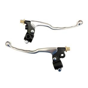 WHITES LEVER ASSY PAIR YSK W/MIRROR HOLE BLK LAPR36