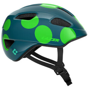 LAZER KIDS NUTZ HELMET KINETICORE GREEN DOTS