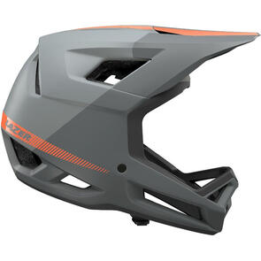 LAZER CAGE FULL FACE HELMET GREY ORANGE