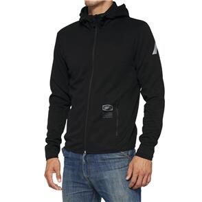 100% VICEROY TECH ZIP HOODED BLACK 