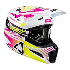 LEATT MOTO 2026 HELMET KIT MOTO 3.5 STORM PINK V26