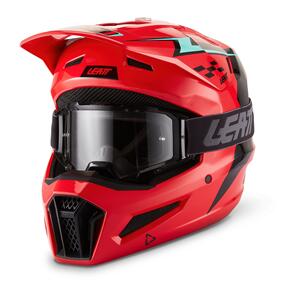 LEATT MOTO 2027 HELMET KIT MOTO 3.5 RED