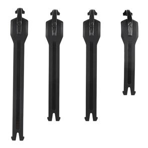 LEATT MOTO LEATT STRAP KIT MOTO 4.5/ADV 8.5 BLACK 4-PCS