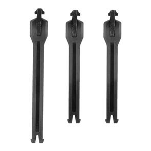 LEATT MOTO LEATT STRAP KIT MOTO 3.5 JR 3-PCS BLACK