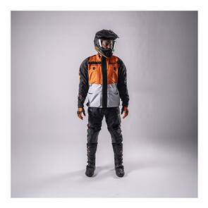 LEATT MOTO JACKET ADV RALLY 7.5 HYDRADRY ORANGE/GRY