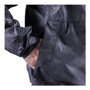 LEATT MOTO JACKET ADV RAIN COVER CAMO BLACK/GREY