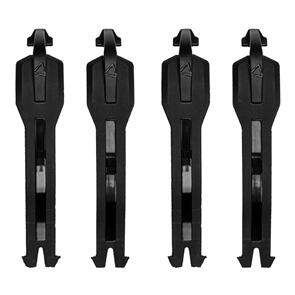 LEATT MOTO LEATT STRAP KIT ADV 7.5 BLACK 4-PCS