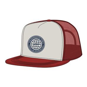 LEATT CAP TRUCKER CHILI RED