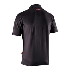 LEATT POLO SHIRT TEAM SHORT BLACK