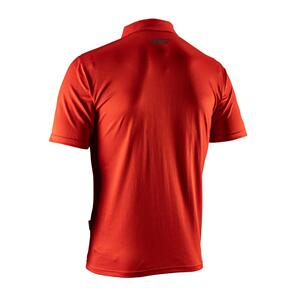 LEATT POLO SHIRT TEAM SHORT CHILI RED