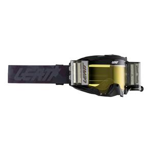 LEATT 5.5 VELOCITY GOGGLE ROLL-OFF (STEALTH / YELLOW 70%)