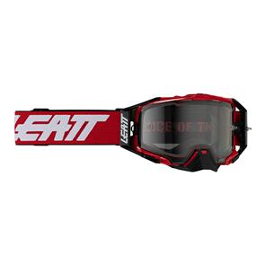 LEATT MOTO 2025 GOGGLE VELOCITY 6.5 RED CLEAR 83 VLT