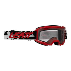 LEATT MOTO 2025 GOGGLE VIZION 2.5S #SMALL RED CLEAR 90 VLT