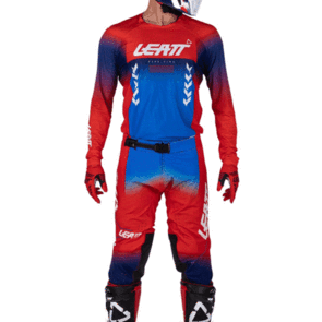 LEATT MOTO 2026 JERSEY AND PANTS MOTO 5.5 ULTRAWELD ROYAL BLUE/RED