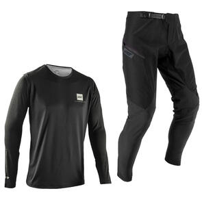LEATT MTB RIDE KIT MTB GRAVITY 1.0 GHOST BLACK