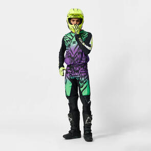 LEATT MOTO 2027 4.5 LITE JERSEY AND PANTS LEOPARD PURPLE