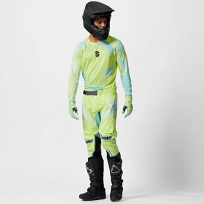 LEATT MOTO 2027 5.5 ULTRAWELD JERSEY AND PANTS ACID YELLOW