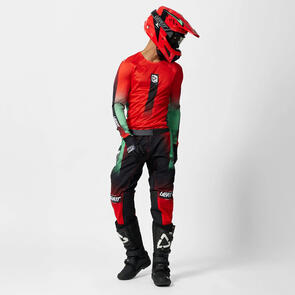 LEATT MOTO 2027 5.5 ULTRAWELD JERSEY AND PANTS FADE RED