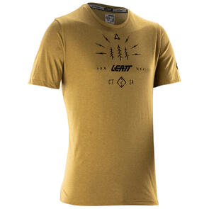 LEATT MTB 2026 GRAVITY 3.0 SS JERSEY BRASS BROWN