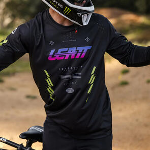 LEATT MTB 2026 GRAVITY 4.0 LONG SLEEVE JERSEY RACE BLACK