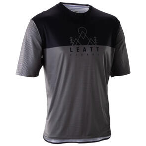 LEATT MTB 2026 TRAIL 3.0 SS JERSEY GHOST BLACK