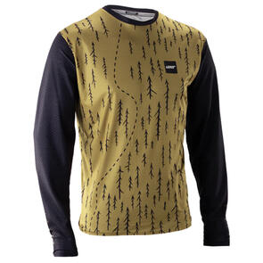 LEATT MTB 2026 TRAIL 3.0 LONG SLEEVE JERSEY TRAILS BROWN