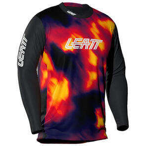 LEATT MTB 2026 YOUTH GRAVITY 4.0 JR LS JERSEY HEATMAP RED