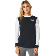 FOX WOMENS SKY HI L/S TOP [BLACK]