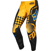 FOX RACING MOTO 180 CZAR PANT [BLACK/YELLOW]