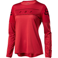 FOX RACING WOMENS FLEXAIR LS JERSEY [CARDINAL]