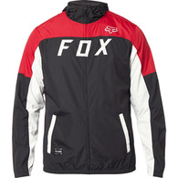 FOX RACING MOTH WINDBREAKER JACKET [BLACK/RED]