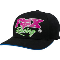 FOX RACING YOUTH CASTR FLEXFIT HAT [BLACK]