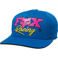 FOX RACING YOUTH CASTR FLEXFIT HAT [ROYAL BLUE]