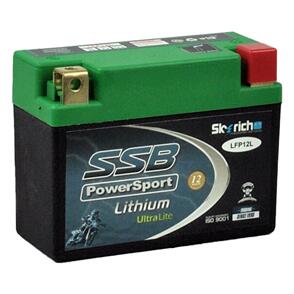 SUPER START MOTORCYCLE AND POWERSPORTS BATTERY LITHIUM ION PHOSPHATE 12.8V 2.3AH