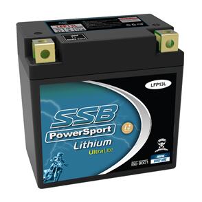 SUPER START MOTORCYCLE AND POWERSPORTS BATTERY LITHIUM ION PHOSPHATE 12.8V 6AH