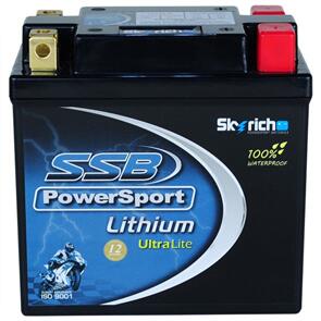 SUPER START BATTERIES MOTORCYCLE AND POWERSPORTS BATTERY 12V 180CCA BY SSB HIGH PERFORMANCE