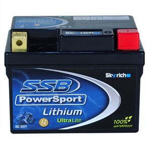 SUPER START BATTERIES MOTORCYCLE AND POWERSPORTS BATTERY LITHIUM ION PHOSPHATE 12V 120CCA HIGH PERFORMANCE
