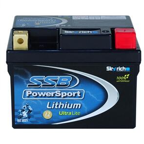 SUPER START BATTERIES MOTORCYCLE AND POWERSPORTS BATTERY 12V 150CCA LIGHTWEIGHT LITHIUM ION PHOSPHATE  BY SSB HIGH PERFORM