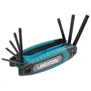 LIBRATON 8 IN 1 FOLDING TORX HEX WRENCH