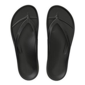 LIGHTFEET ARCH SUPPORT JANDALS BLACK