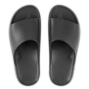 LIGHTFEET ARCH SUPPORT SINGLE STRAP SLIDE BLACK